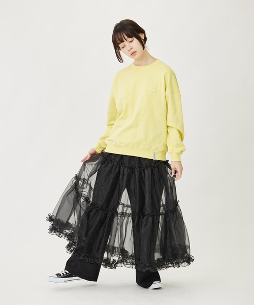 MILKFED.(ミルクフェド)の「BASIC SWEAT TOP(スウェット・レディース・ライトピンク/オートミール/ライトイエロー/ブラック/ライトグリーン・M/L)」の17枚目の写真