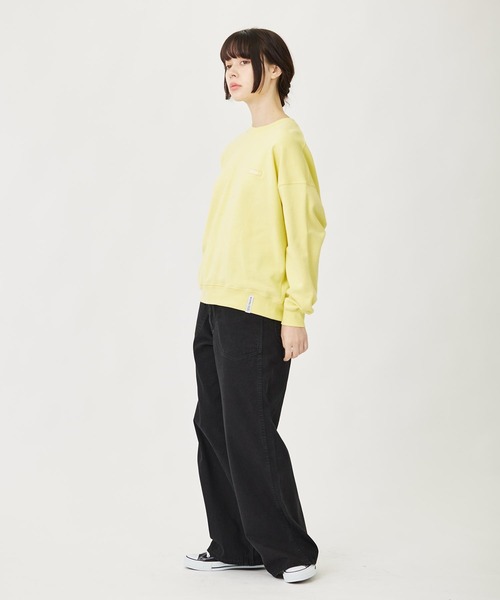 MILKFED.(ミルクフェド)の「BASIC SWEAT TOP(スウェット・レディース・ライトピンク/オートミール/ライトイエロー/ブラック/ライトグリーン・M/L)」の19枚目の写真