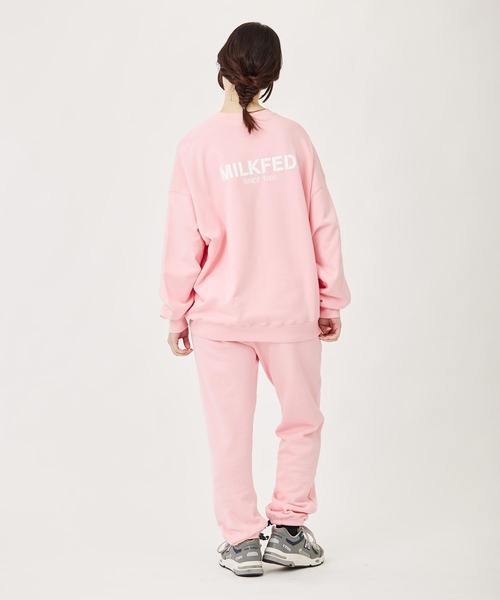 MILKFED.(ミルクフェド)の「BASIC SWEAT TOP(スウェット・レディース・ライトピンク/オートミール/ライトイエロー/ブラック/ライトグリーン・M/L)」の11枚目の写真