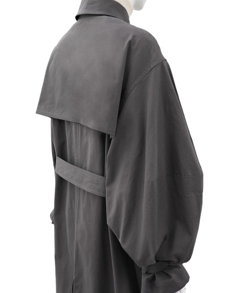 クラステラーclastellar Volume trench coat