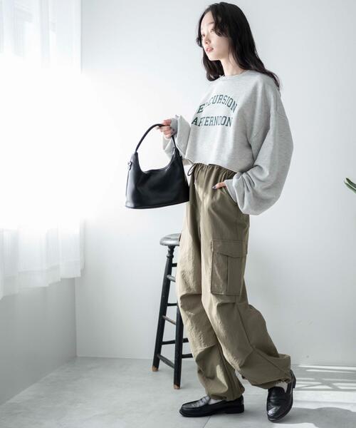 WEGO（ウィゴー）の「WEGO/ヴィンテージライクショートスウェット（スウェット・レディース・その他1/その他2/ホワイト系その他/グレー系その他/杢グレー/オフホワイト/その他3/その他4・FREE）」の16枚目の写真