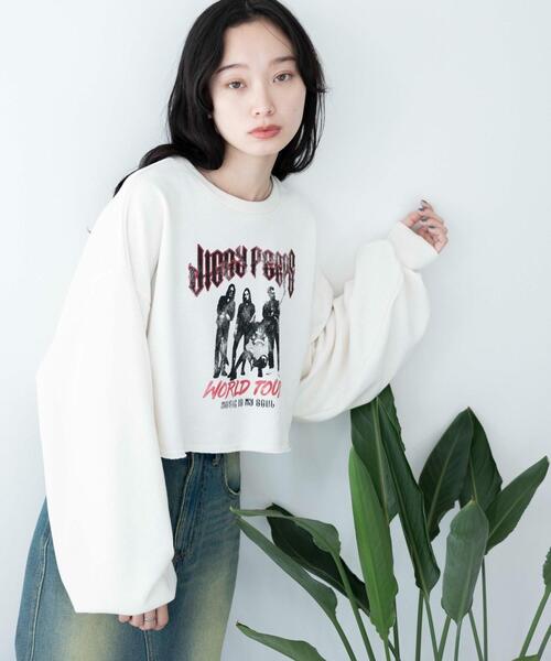 WEGO（ウィゴー）の「WEGO/ヴィンテージライクショートスウェット（スウェット・レディース・その他1/その他2/ホワイト系その他/グレー系その他/杢グレー/オフホワイト/その他3/その他4・FREE）」の17枚目の写真