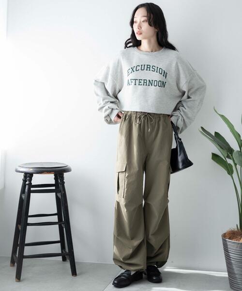 セール】WEGO/ヴィンテージライクショートスウェット