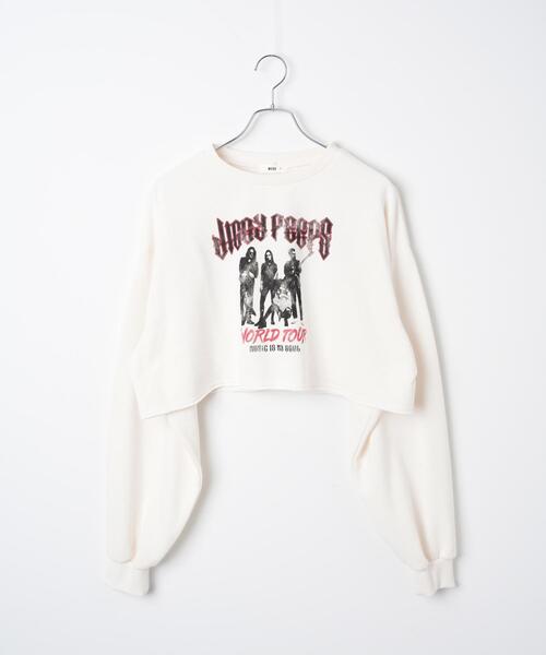 セール】WEGO/ヴィンテージライクショートスウェット