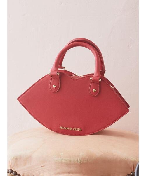 Maison de FLEUR（メゾンドフルール）の「リップモチーフバッグ 