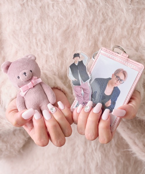 BIRTHDAY BAR(バースデイバー)の「oshi_ro トレカケース 推し活(パスケース・レディース・パープル/イエロー/オレンジ/ブラック/グリーン/ピンク/レッド/ブルー・0)」の10枚目の写真