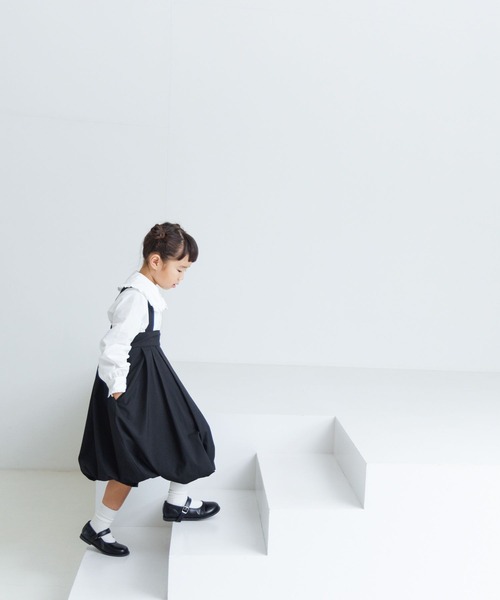 LOWRYS FARM（ローリーズファーム）の「フリルカラーブラウスロングスリーブ　 102180（シャツ/ブラウス・キッズ・ブラック/ホワイト/ブルー・130cm/140cm/150cm/110cm/120cm）」の5枚目の写真