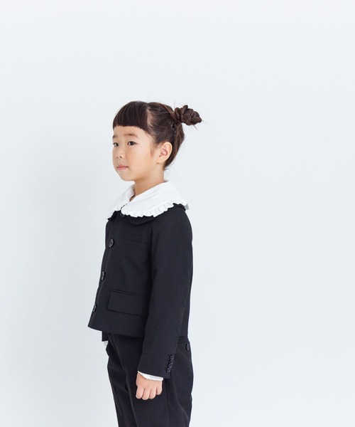 LOWRYS FARM（ローリーズファーム）の「フリルカラーブラウスロングスリーブ　 102180（シャツ/ブラウス・キッズ・ブラック/ホワイト/ブルー・130cm/140cm/150cm/110cm/120cm）」の8枚目の写真