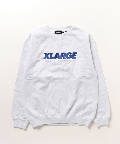 XLARGE（エクストララージ）の「【XLARGE】クルーネックスウェット 101231012013（スウェット・メンズ・ブラック/グリーン/アッシュ/ネイビー/パープル・L/M/XL/S）」の3枚目の写真
