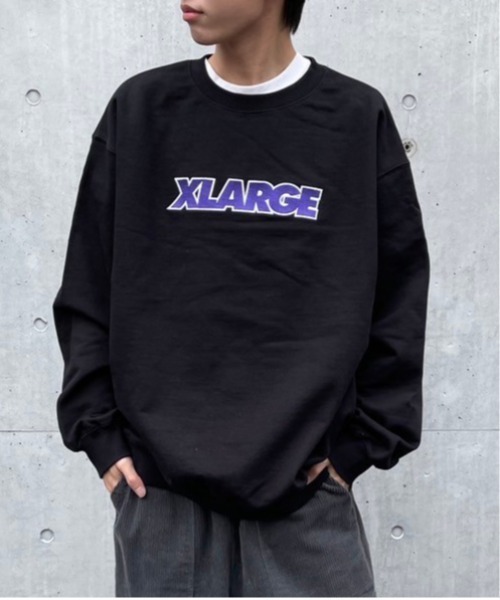 XLARGE（エクストララージ）の「【XLARGE】クルーネックスウェット 101231012013（スウェット・メンズ・ブラック/グリーン/アッシュ/ネイビー/パープル・L/M/XL/S）」の11枚目の写真