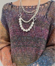 Ameri（アメリ）の「2WAY STACKING PEARL NECKLACE（ネックレス）」 - WEAR