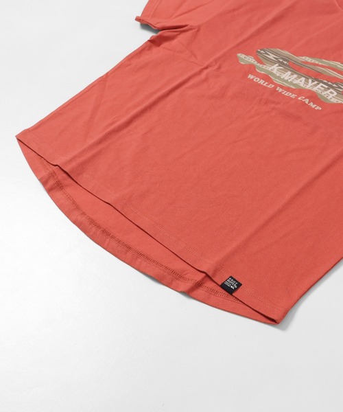 KRIFF MAYER Lady's Collection（クリフメイヤーレディースコレクション）の「フライングラビット柄ロゴゆるT（Tシャツ/カットソー・レディース・ブルー/グレー/オフホワイト/カラフル/グリーン/レッド/チャコール・LARGE/MEDIUM）」の19枚目の写真