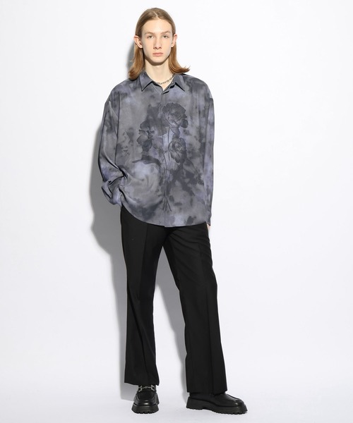 HARE（ハレ）の「【SET UP対応】TRストレートトラウザー(HARE)（スラックス・メンズ・ブラック/グレー/グリーン・SMALL/MEDIUM）」の6枚目の写真