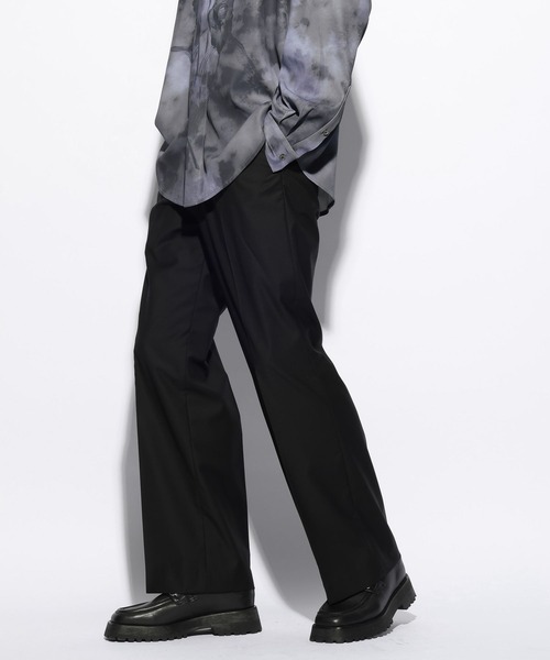 HARE（ハレ）の「【SET UP対応】TRストレートトラウザー(HARE)（スラックス・メンズ・ブラック/グレー/グリーン・SMALL/MEDIUM）」の5枚目の写真