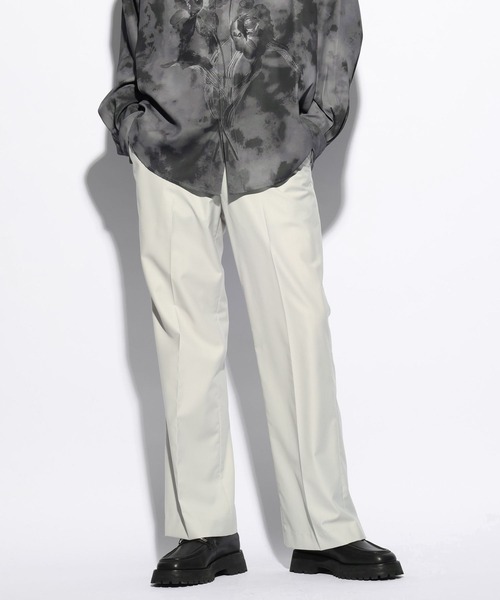 HARE（ハレ）の「【SET UP対応】TRストレートトラウザー(HARE)（スラックス・メンズ・ブラック/グレー/グリーン・SMALL/MEDIUM）」の19枚目の写真