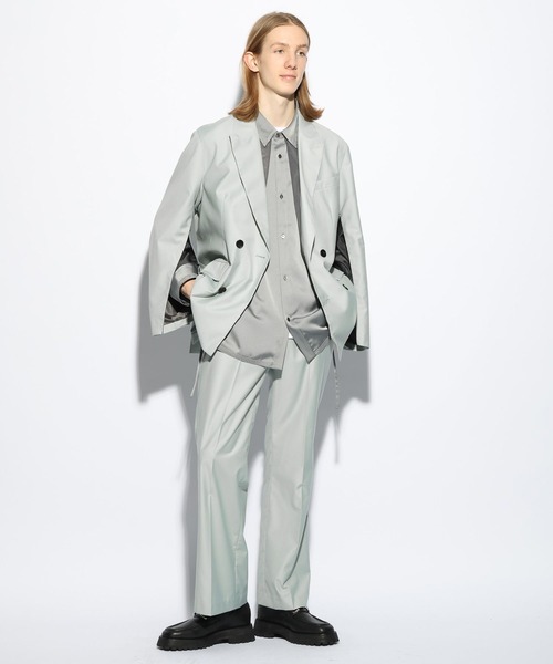 HARE（ハレ）の「【SET UP対応】TRストレートトラウザー(HARE)（スラックス・メンズ・ブラック/グレー/グリーン・SMALL/MEDIUM）」の18枚目の写真