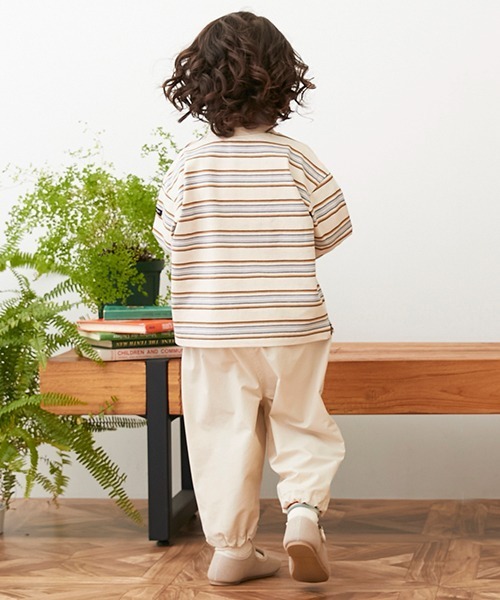 petit main(プティマイン)の「【花粉付着防止】ベイカーパンツ(カーゴパンツ・キッズ・ライトピンク/ブラック/キナリ・90cm/110cm/120cm/130cm/80cm/100cm)」の6枚目の写真