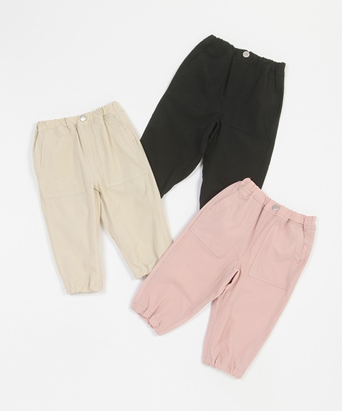petit main(プティマイン)の「【花粉付着防止】ベイカーパンツ(カーゴパンツ・キッズ・ライトピンク/ブラック/キナリ・90cm/110cm/120cm/130cm/80cm/100cm)」の7枚目の写真