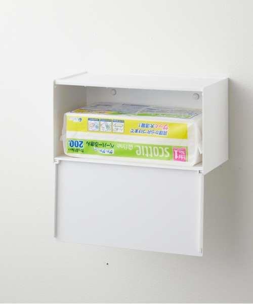 tower（タワー）の「tower(タワー)石こうボード壁対応トレー付きペーパータオルディスペンサー（バス/トイレグッズ・レディース・ブラック/ホワイト・ONE SIZE）」の10枚目の写真