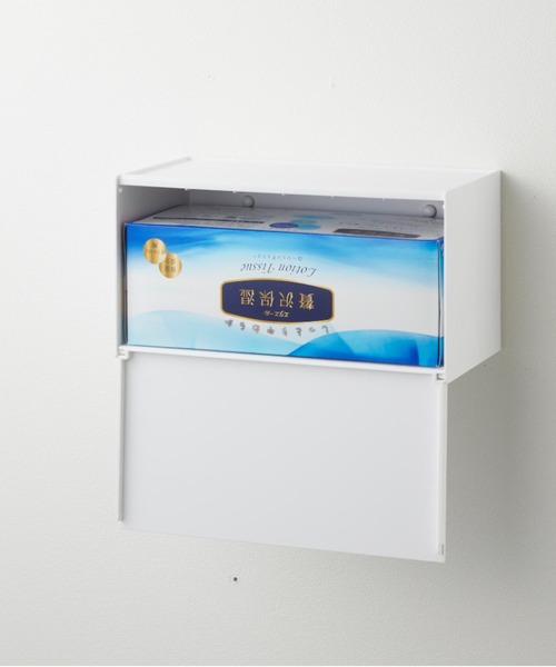 tower（タワー）の「tower(タワー)石こうボード壁対応トレー付きペーパータオルディスペンサー（バス/トイレグッズ・レディース・ブラック/ホワイト・ONE SIZE）」の15枚目の写真