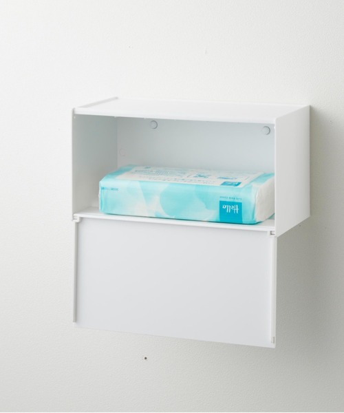 tower（タワー）の「tower(タワー)石こうボード壁対応トレー付きペーパータオルディスペンサー（バス/トイレグッズ・レディース・ブラック/ホワイト・ONE SIZE）」の16枚目の写真