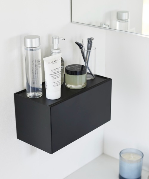 tower（タワー）の「tower(タワー)石こうボード壁対応トレー付きペーパータオルディスペンサー（バス/トイレグッズ・レディース・ブラック/ホワイト・ONE SIZE）」の19枚目の写真