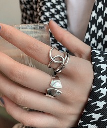 BENDER TOKYO（ベンダートウキョウ）の「2点セット デザインリング 調整可能（リング）」