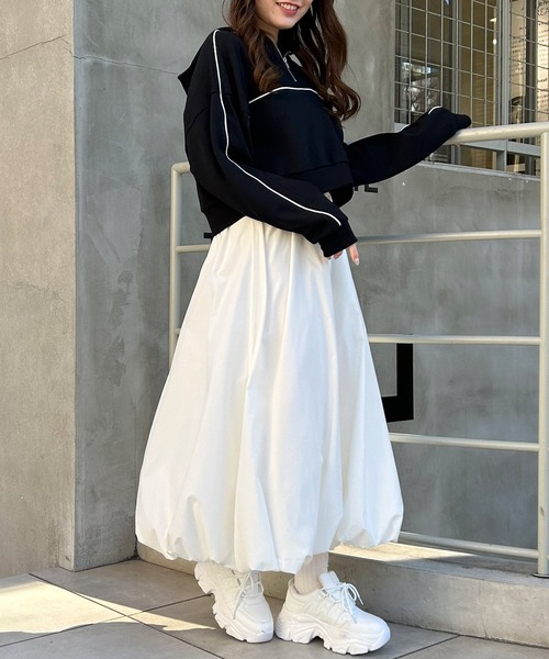 INGNI（イング）の「バルーン／スカート（スカート・レディース・ブルー系/アイボリー/ブラック・FREE）」の9枚目の写真