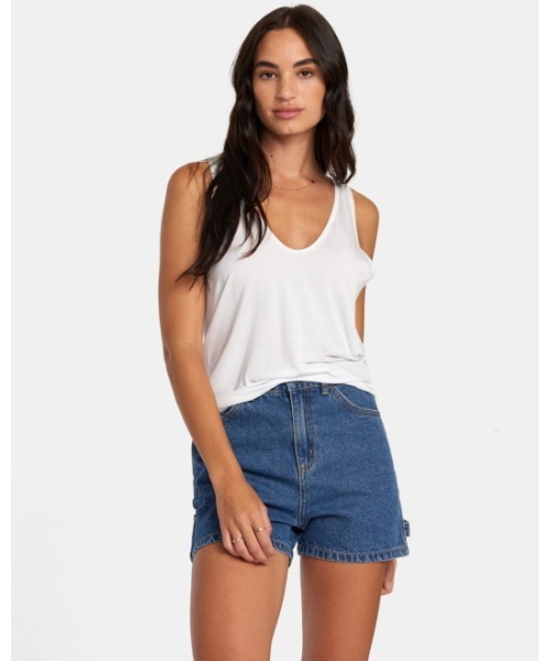 RVCA(ルーカ)の「RVCA レディース 【RECESSION COLLECTION】 RECESSION DENIM SHOR ショートパンツ 【2024年春夏モデル】/ルーカデニムパンツ(デニムパンツ・レディース・ナチュラル/ブルー・24inch/26inch/25inch)」の11枚目の写真