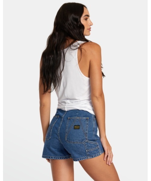 RVCA(ルーカ)の「RVCA レディース 【RECESSION COLLECTION】 RECESSION DENIM SHOR ショートパンツ 【2024年春夏モデル】/ルーカデニムパンツ(デニムパンツ・レディース・ナチュラル/ブルー・24inch/26inch/25inch)」の12枚目の写真