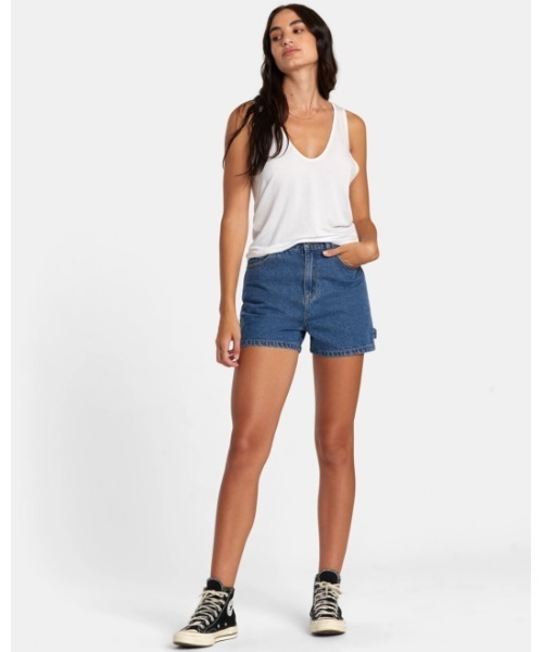 ルーカ RVCA レディース RECESSION DENIM SHORT ショートパンツ ボトムス デニムパンツ スケートボード  サーフィン ストリート 正規品 セール】RVCA レディース 【RECESSION COLLECTION】 RECESSION
