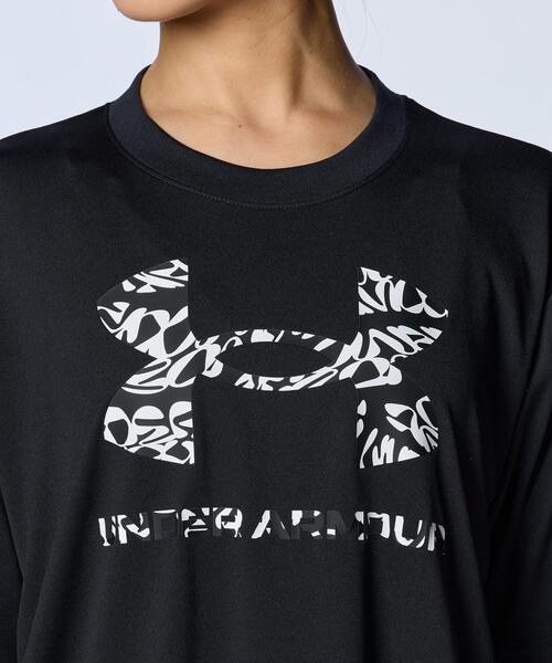 UNDER ARMOUR（アンダーアーマー）の「UAテック オーバーサイズ ショートスリーブTシャツ（トレーニング/レディース）（Tシャツ/カットソー・レディース・ブラック・S/L/M/XL）」の4枚目の写真