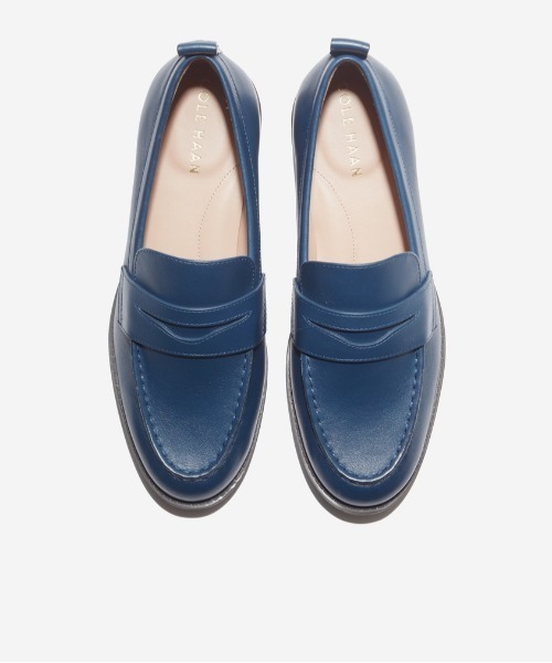☆極美品☆【COLE HAAN】スタッシ ペニー ローファー ネイビー 23.5 セール】スタッシ ペニー ローファー womens（ローファー