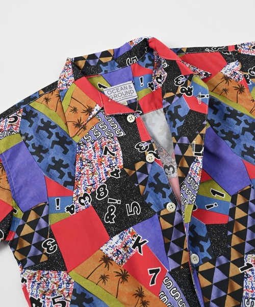 Ocean&Ground（オーシャン&グラウンド）の「サンフランシスコシティシャツ（90～140cm）（シャツ/ブラウス・キッズ・マルチ/アイボリー/ライトブラウン/ブラック・90/100/110/120/130/140）」の7枚目の写真