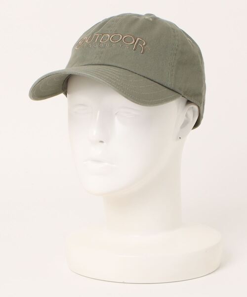 OUTDOOR PRODUCTS（アウトドアプロダクツ）の「OUTDOOR PRODUCTS ウォッシュツイルキャップ（キャップ・メンズ・カーキ/ネイビー/グレー/ベージュ/ブラック・FREE）」の4枚目の写真