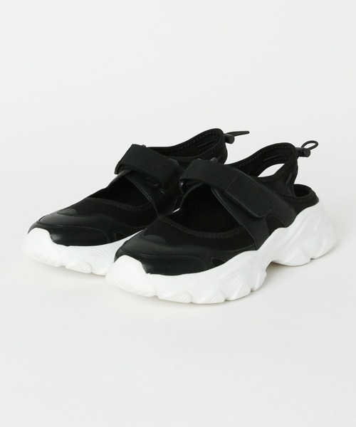 LEPSIM(レプシィム)の「ストラップスニーカーサンダル 105124(サンダル・レディース・シルバー/オフホワイト/ブラック・MEDIUM/LARGE)」の10枚目の写真