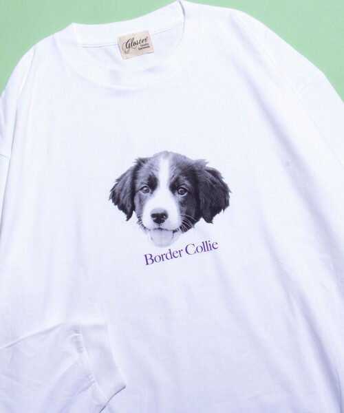 GLOSTER（グロスター）の「【新柄追加】【GLOSTER/グロスター】DOG&CAT 犬猫プリントロンT（Tシャツ/カットソー・メンズ・ホワイト系その他/ホワイト系その他3/ホワイト系その他2/ホワイト系その他4/ホワイト系その他5/ホワイト系その他6・S/M/L）」の6枚目の写真