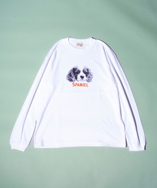 GLOSTER（グロスター）の「【新柄追加】【GLOSTER/グロスター】DOG&CAT 犬猫プリントロンT（Tシャツ/カットソー・メンズ・ホワイト系その他/ホワイト系その他3/ホワイト系その他2/ホワイト系その他4/ホワイト系その他5/ホワイト系その他6・S/M/L）」の8枚目の写真