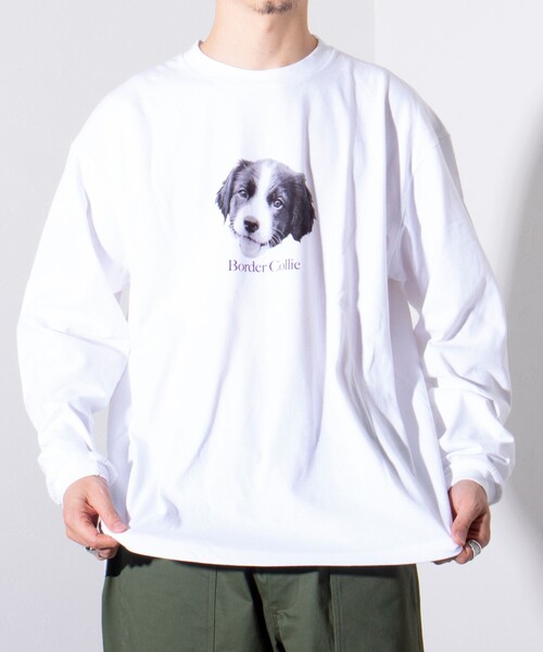 GLOSTER（グロスター）の「【新柄追加】【GLOSTER/グロスター】DOG&CAT 犬猫プリントロンT（Tシャツ/カットソー・メンズ・ホワイト系その他/ホワイト系その他3/ホワイト系その他2/ホワイト系その他4/ホワイト系その他5/ホワイト系その他6・S/M/L）」の20枚目の写真