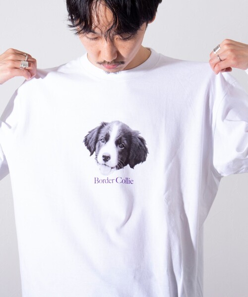 GLOSTER（グロスター）の「【新柄追加】【GLOSTER/グロスター】DOG&CAT 犬猫プリントロンT（Tシャツ/カットソー・メンズ・ホワイト系その他/ホワイト系その他3/ホワイト系その他2/ホワイト系その他4/ホワイト系その他5/ホワイト系その他6・S/M/L）」の21枚目の写真