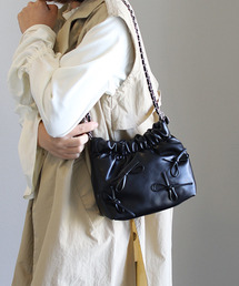 REAL CUBE | リボン付きチェーンミニショルダーバッグ(ショルダーバッグ)