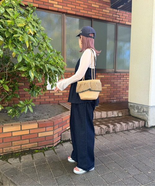 y/m by misato（イムバイミサト）の「デニムキャミソール（キャミソール・レディース・ブラック/インディゴブルー・FREE）」の15枚目の写真