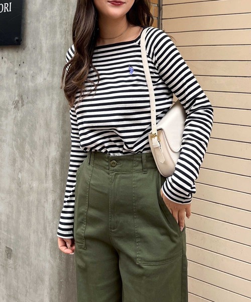 GeeRA（ジーラ）の「コットンワイドベイカーパンツ（その他パンツ・レディース・ブラック/カーキ・MEDIUM/LARGE/X-LARGE）」の14枚目の写真