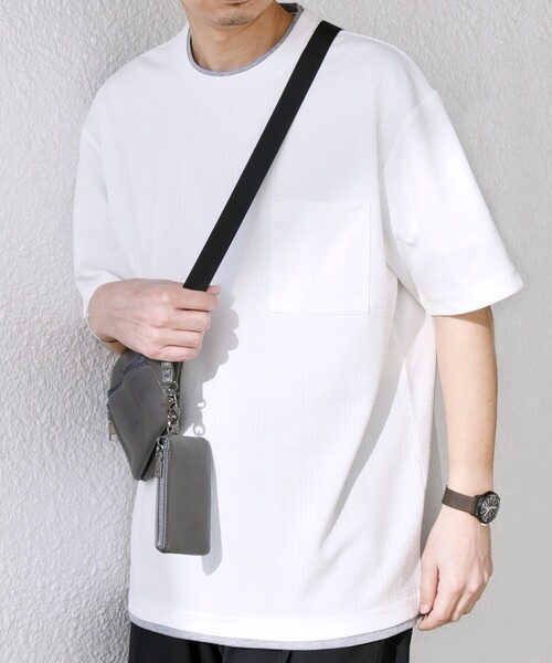 セール】【WEB限定】SHIPS any: ジャカード フェイクレイヤード