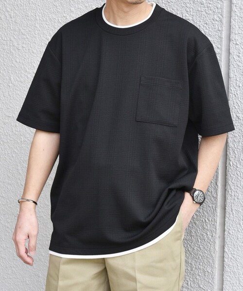 【WEB限定】SHIPS any: ジャカード フェイクレイヤード ポケット Tシャツ◇(Tシャツ/カットソー)|SHIPS any(シップス エニィ) 【WEB限定】SHIPS any: ジャカード フェイクレイヤード ポケット Tシャツ◇(Tシャツ/カットソー)|SHIPS any(シップス エニィ)