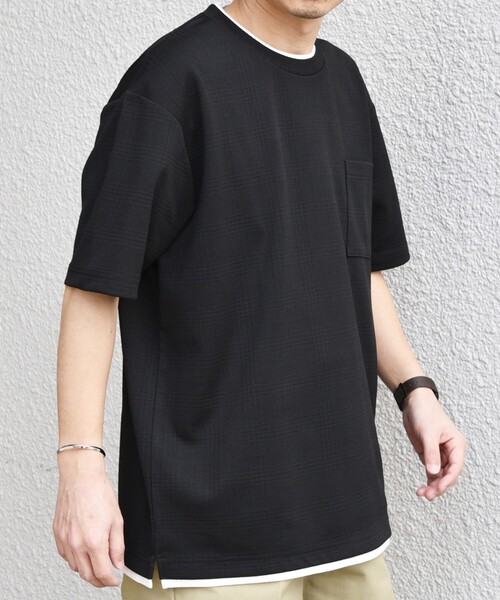 【WEB限定】SHIPS any: ジャカード フェイクレイヤード ポケット Tシャツ◇(Tシャツ/カットソー)|SHIPS any(シップス エニィ) 【WEB限定】SHIPS any: ジャカード フェイクレイヤード ポケット Tシャツ◇(Tシャツ/カットソー)|SHIPS any(シップス エニィ)