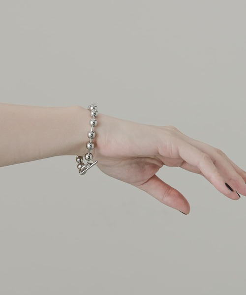 SMELLY（スメリー）の「メタルボールチェーンブレスレット（ブレスレット・レディース・シルバー・-）」の5枚目の写真