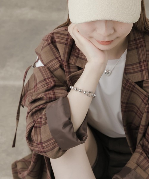 SMELLY（スメリー）の「メタルボールチェーンブレスレット（ブレスレット・レディース・シルバー・-）」の8枚目の写真