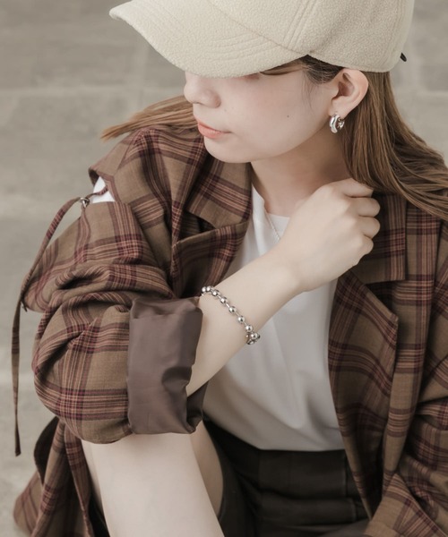 SMELLY（スメリー）の「メタルボールチェーンブレスレット（ブレスレット・レディース・シルバー・-）」の9枚目の写真