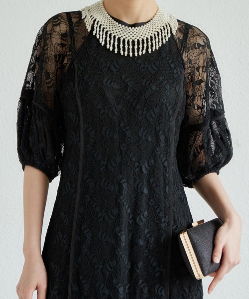 ★完売品★ Designsix ネックレス　つけ襟　結婚式　パーティ LITTLE JADE NECKLACE PEARL - designsix ONLINE SHOP
